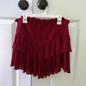 ruffle skirt